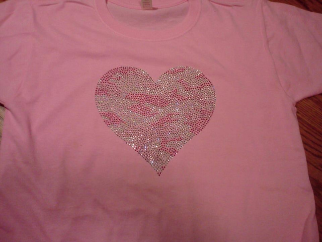 Heart Bling Tshirt